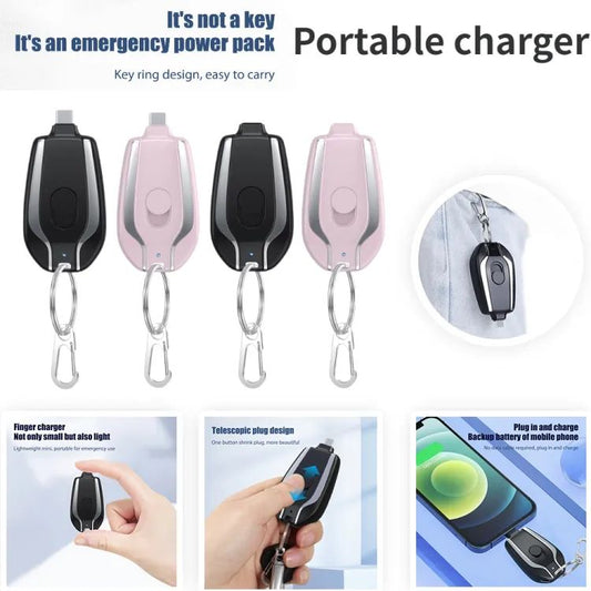 Android & Iphone Keychain Phone Charger Power Banks