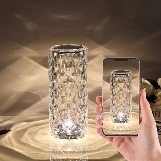 16Colors USB Rechargeable LED Crystal Lamp